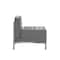 Flash Furniture Hercules Imagination Series Contemporary Gray Leathersoft Middle Chair ZB-IMAG-MIDDLE-GY-GG - alternate 4